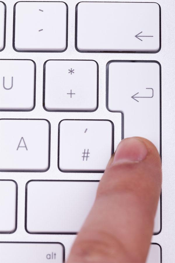 login form